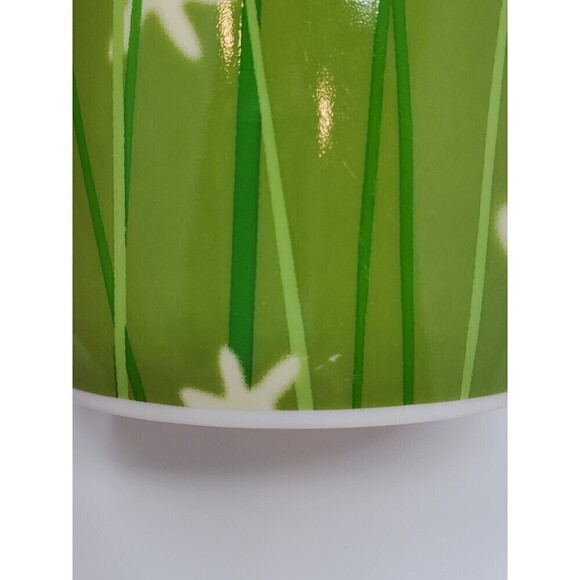 STARBUCKS SET OF TWO COFFEE MUGS 2004 MEADOW SERIES PINK AND GREEN HIS & HERS - Picture 10 of 11